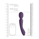 Load image into Gallery viewer, Vive Enora Double Ended Rechargeable Wand &gt; Sex Toys For Ladies &gt; Wand Massagers and Attachments 8.5 Inches, Female, NEWLY-IMPORTED, Silicone, Wand Massagers and Attachments - So Luxe Lingeri
