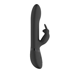 Vive Amoris Black Rabbit Vibrator With Stimulating Beads > Sex Toys For Ladies > Bunny Vibrators 9.1 Inches, Bunny Vibrators, Female, NEWLY-IMPORTED, Silicone - So Luxe Lingerie