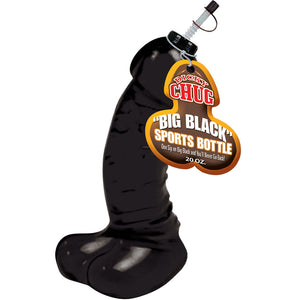 Dicky Chug Big Black 20 Ounce Sports Bottle Novelties 11 Inches, Female, NEWLY-IMPORTED, Novelties, Plastic - So Luxe Lingerie