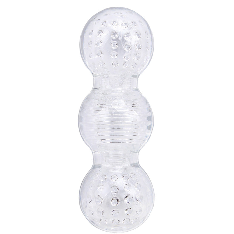 Big Balls Stroker Sleeve Masturbator Sex Toys > Sex Toys For Men > Masturbators 6 Inches, Jelly, Male, Masturbators, NEWLY-IMPORTED - So Luxe Lingerie