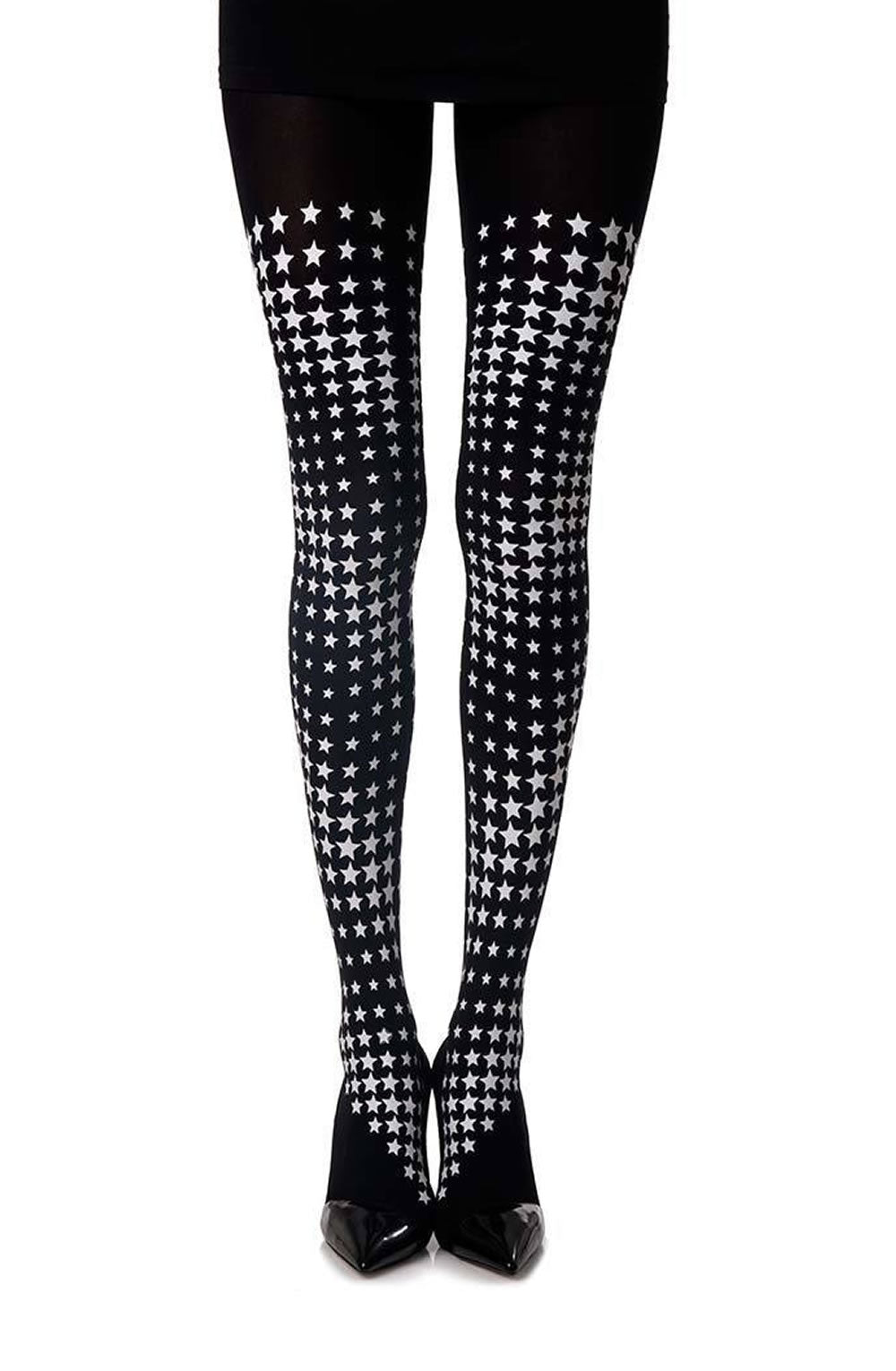 Zohara "Diaonds in the Sky" Print Tights  Hosiery, NEWLY-IMPORTED, Tights, Zohara - So Luxe Lingerie