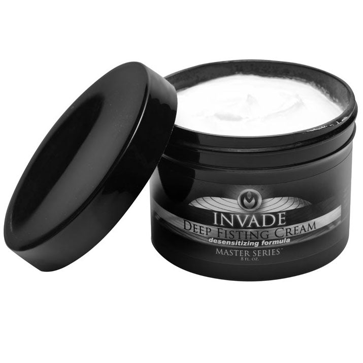 Invade Deep Fisting Cream 8 oz Lubricant Relaxation Zone > Anal Lubricants 8 oz, Anal Lubricants, Both, NEWLY-IMPORTED - So Luxe Lingerie