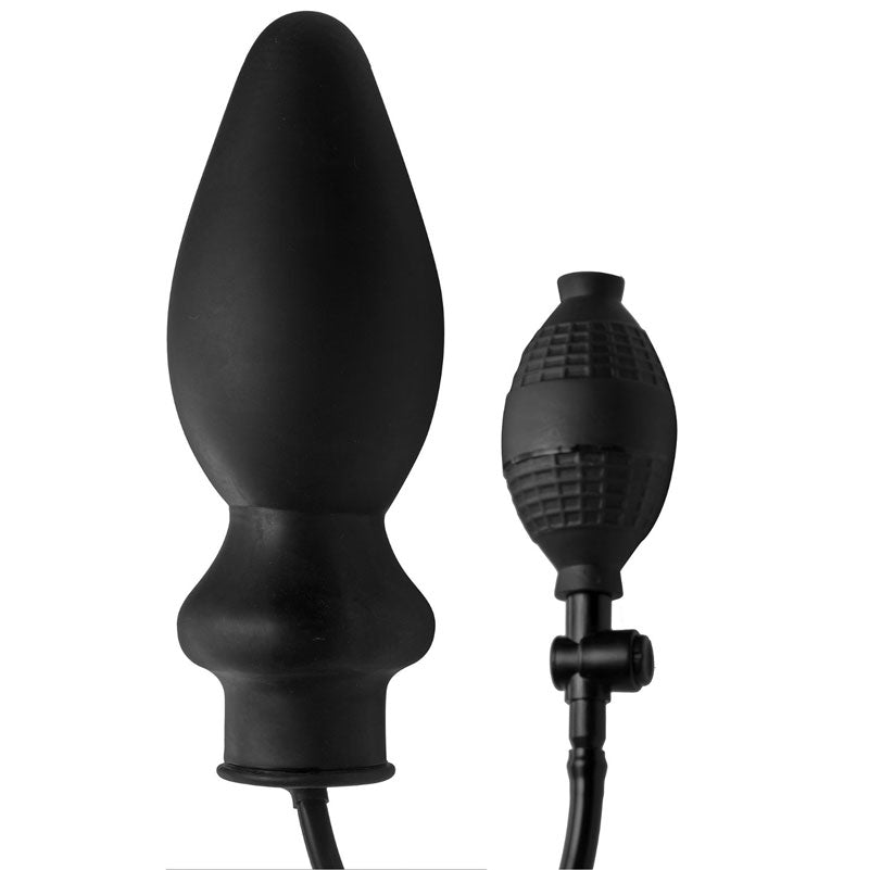 Expand XL Butt Plug Anal Range > Anal Inflatables 8 Inches, Anal Inflatables, Both, NEWLY-IMPORTED, Rubber - So Luxe Lingerie