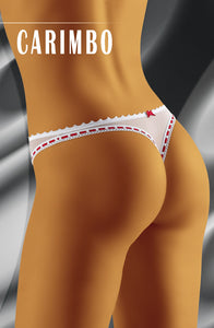 Wolbar Caribo White  Briefs & Thongs, NEWLY-IMPORTED, Thongs, Wolbar - So Luxe Lingerie