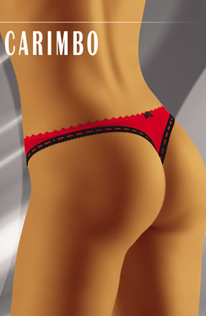 Wolbar Caribo Red  Briefs & Thongs, NEWLY-IMPORTED, Thongs, Wolbar - So Luxe Lingerie