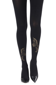 ZOHARA F364-BG Black  Brands, Hosiery, NEWLY-IMPORTED, Tights, Zohara - So Luxe Lingerie