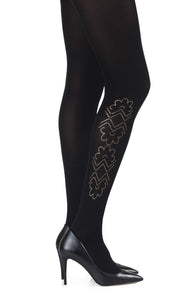 ZOHARA F368-BG Black  Brands, Hosiery, NEWLY-IMPORTED, Tights, Zohara - So Luxe Lingerie