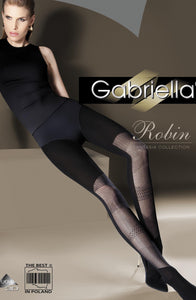 Gabriella Gabriella Fantasia Robin Nero (Black)2 (  Gabriella, Hosiery, NEWLY-IMPORTED, Tights - So Luxe Lingerie