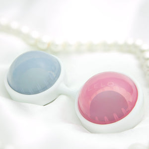 Lelo Luna Beads Mini Pink And Blue Sex Toys > Sex Toys For Ladies > Orgasm Balls Female, NEWLY-IMPORTED, Orgasm Balls, Silicone - So Luxe Lingerie