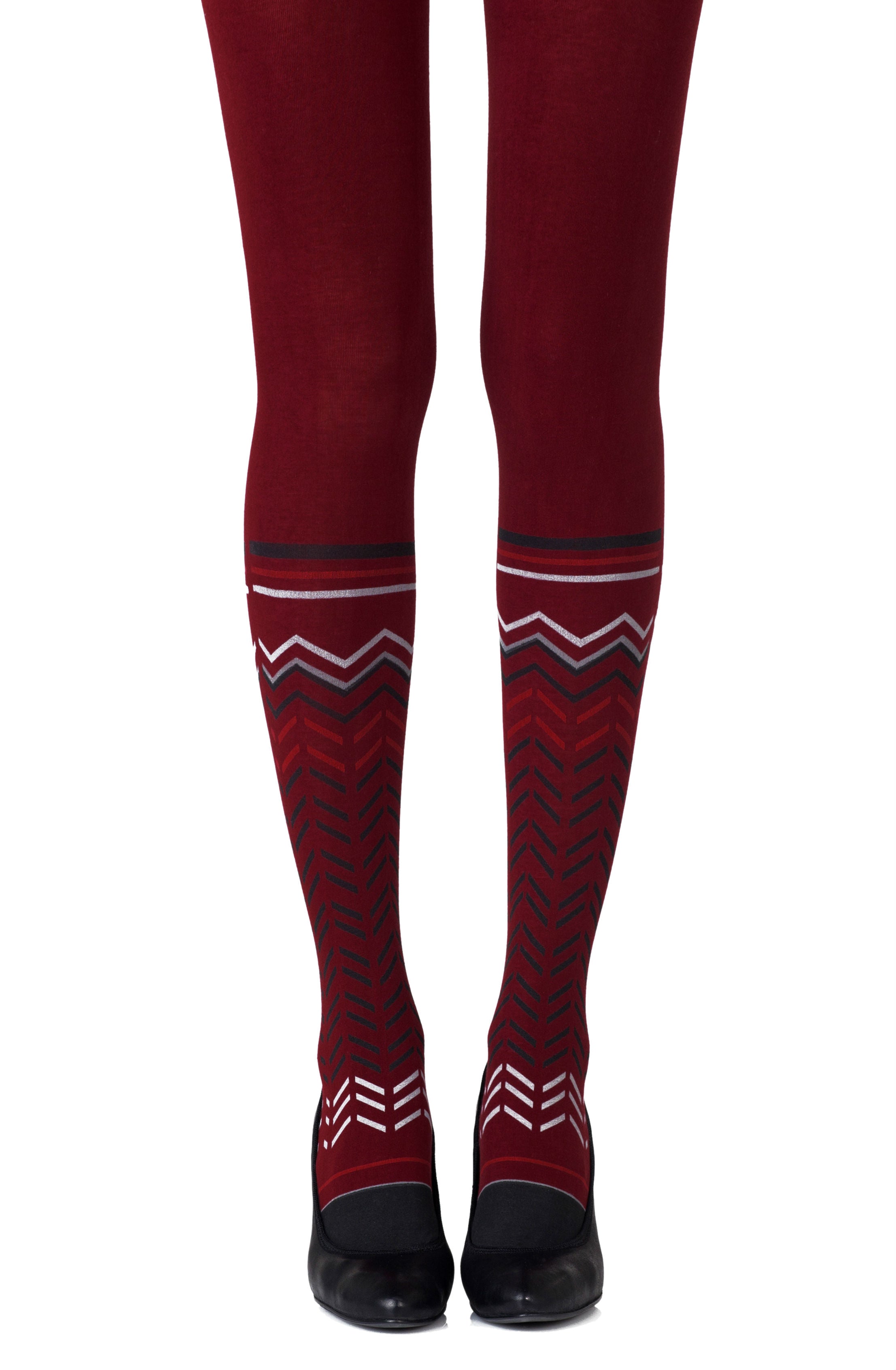 ZOHARA R5-BUB Burgundy  Brands, Hosiery, NEWLY-IMPORTED, Tights, Zohara - So Luxe Lingerie