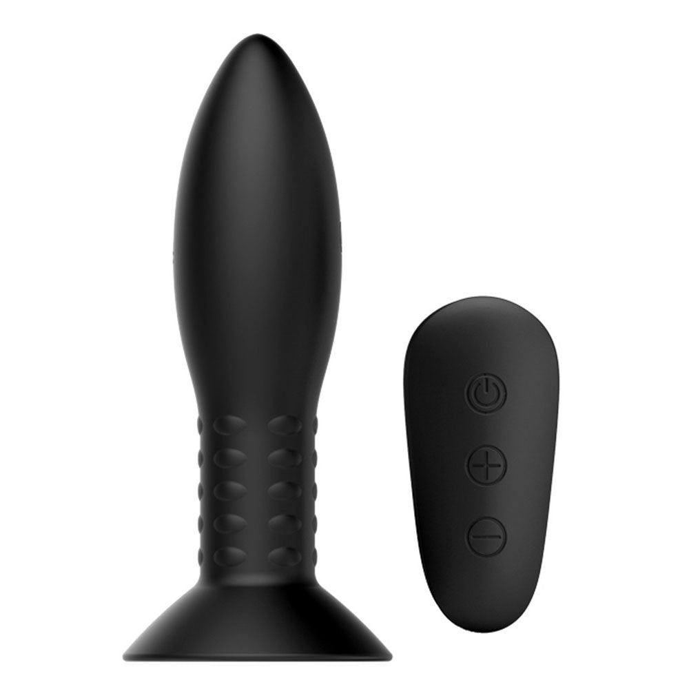 Mr Play Rotation Beads Anal Plug > Anal Range > Vibrating Buttplug 5 Inches, Both, NEWLY-IMPORTED, Silicone, Vibrating Buttplug - So Luxe Lingerie