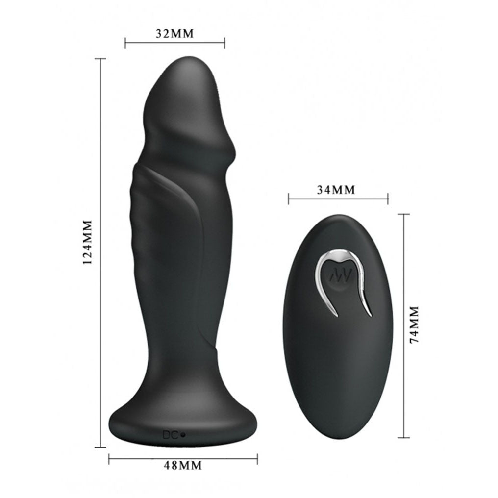 Mr Play Powerful Vibrating Anal Plug > Anal Range > Vibrating Buttplug 5 Inches, Both, NEWLY-IMPORTED, Silicone, Vibrating Buttplug - So Luxe Lingerie