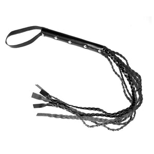 Leather Whip 25.5 Inches Bondage Gear > Whips 25.5 Inches, Both, Leather, NEWLY-IMPORTED, Whips - So Luxe Lingerie