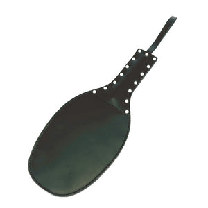 Round Oval Paddle Bondage Gear > Paddles 14 Inches, Both, Leather, NEWLY-IMPORTED, Paddles - So Luxe Lingerie