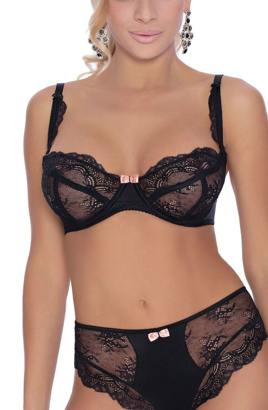 Roza Ambre Soft Cup Bra  Black  Bra Sets, Bras, Lingerie Sets, NEWLY-IMPORTED, Roza, Soft Cup Bras - So Luxe Lingerie
