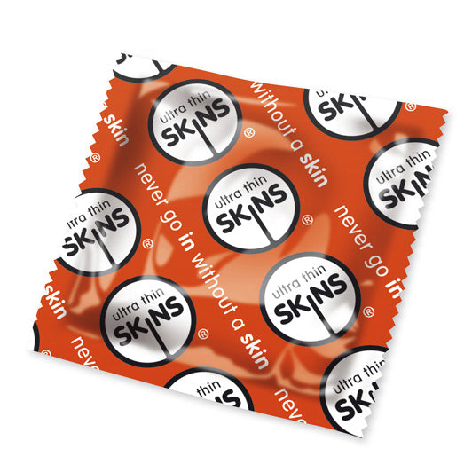 Skins Ultra Thin Condoms x50 (Red) Condoms > Ultra Thin Male, NEWLY-IMPORTED, Ultra Thin - So Luxe Lingerie