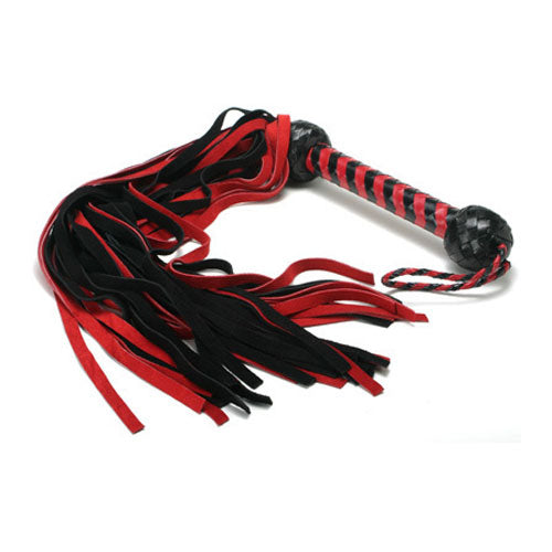 Suede Flogger Bondage Gear > Whips 30 Inches, Both, NEWLY-IMPORTED, Suede, Whips - So Luxe Lingerie