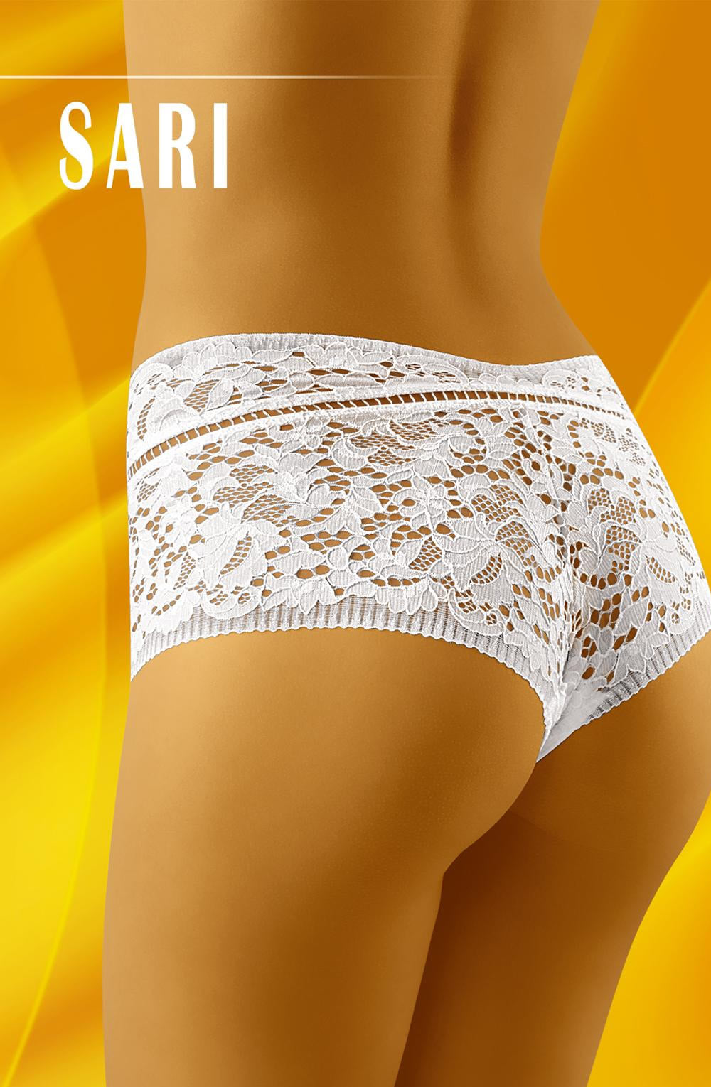 Wolbar Wolbar Sari White  Briefs & Thongs, NEWLY-IMPORTED, Shorts, Wolbar - So Luxe Lingerie